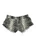 PilyQ Animal Print Black Shorts Size XS - photo 2