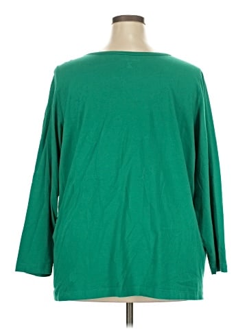 Woman Within 3/4 Sleeve T-Shirt (view 2)