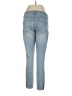 Express Jeans Solid Blue Jeans Size 8 - photo 2