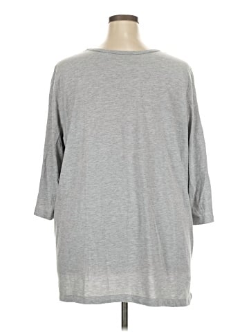 Woman Within 3/4 Sleeve T-Shirt (view 2)