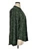Lush 100% Polyester Polka Dots Green Long Sleeve Blouse Size XL - photo 4