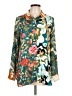 Rose + Olive 100% Polyester Floral Teal Long Sleeve Blouse Size L - photo 1