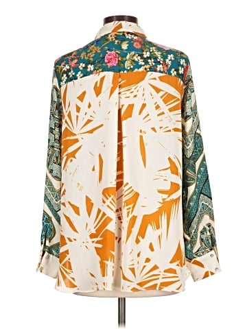 Rose + Olive Long Sleeve Blouse (view 2)