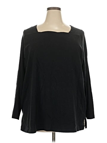 Woman Within 3/4 Sleeve T-Shirt (view 1)