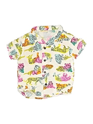 Cat & Jack Short Sleeve Button-Down Shirt (view 1)