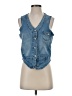 Jeans Blue Denim Vest Size XS - photo 1