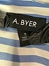 A. Byer 100% Polyester Stripes Blue 3/4 Sleeve Blouse Size S - photo 7