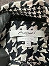 Foxcroft Houndstooth Black Long Sleeve Blouse Size 6 - photo 7
