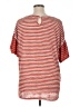 Terra & Sky Red Short Sleeve Top Size 1X - photo 2