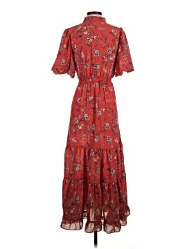 max studio long dresses Max Studio blue and green floral tiered maxi dress