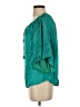 Hale Bob Teal 3/4 Sleeve Blouse Size S - photo 5