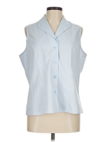 Jones New York Collection Sleeveless Button-Down Shirt (view 1)