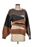 Universal Thread Color Block Brown Pullover Sweater Size S - photo 1