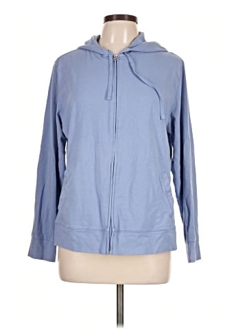 Karen Scott Sport Zip Up Hoodie (view 1)