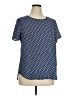 Pleione 100% Polyester Polka Dots Blue Short Sleeve T-Shirt Size XL - photo 1