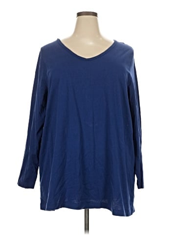 Woman Within 3/4 Sleeve T-Shirt (view 1)