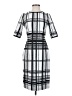 Neiman Marcus Plaid Gray Casual Dress Size 4 - photo 1