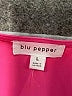 Blu Pepper 100% Polyester Pink Sleeveless Blouse Size L - photo 7