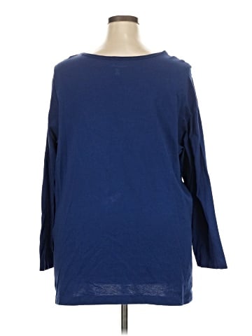 Woman Within 3/4 Sleeve T-Shirt (view 2)