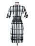 Neiman Marcus Plaid Gray Casual Dress Size 4 - photo 2