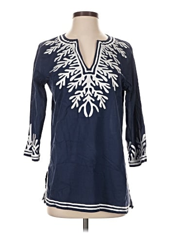 Gretchen Scott Designs 3/4 Sleeve Blouse (view 1)
