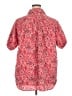 Roaman's Paisley Red Short Sleeve Button-Down Shirt Size 18 (L) - photo 2