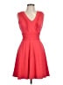 Eliza J Solid Red Cocktail Dress Size 10 - photo 1