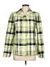 Ellen Tracy 100% Silk Plaid Green Jacket Size 10 - photo 1