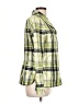 Ellen Tracy 100% Silk Plaid Green Jacket Size 10 - photo 4