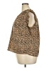 On 34th 100% Recycled Polyester Animal Print Gold Sleeveless Blouse Size 2X - photo 5
