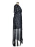 SLNY 100% Polyester Polka Dots Black Casual Dress Size 16 - photo 4