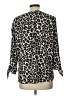 MICHAEL Michael Kors Animal Print Brown 3/4 Sleeve Blouse Size L - photo 2