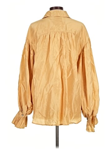 Compagnie Internationale Express Long Sleeve Silk Top (view 2)