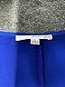 Studio One Solid Blue Casual Dress Size L - photo 7