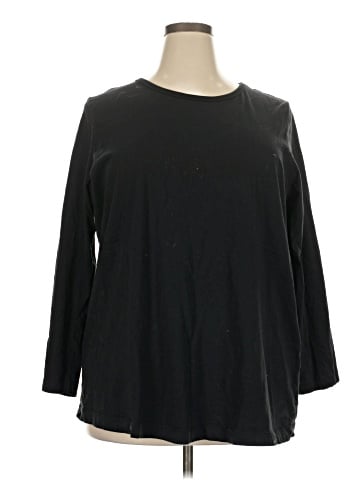 Woman Within 3/4 Sleeve T-Shirt (view 1)