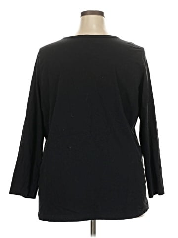 Woman Within 3/4 Sleeve T-Shirt (view 2)