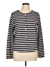Bobeau Stripes Ivory Cardigan Size L - photo 1