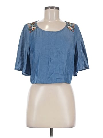 Bebe Short Sleeve Blouse (view 1)