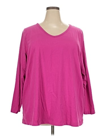 Woman Within 3/4 Sleeve T-Shirt (view 1)