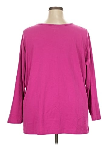 Woman Within 3/4 Sleeve T-Shirt (view 2)