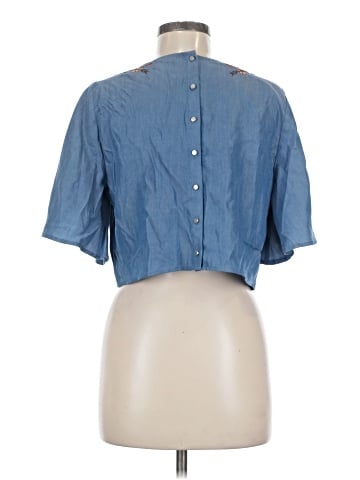 Bebe Short Sleeve Blouse (view 2)