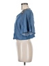 Bebe Blue Short Sleeve Blouse Size M - photo 5