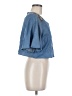 Bebe Blue Short Sleeve Blouse Size M - photo 4