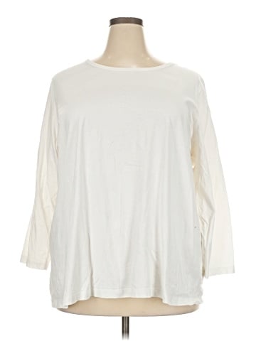 Woman Within 3/4 Sleeve T-Shirt (view 1)
