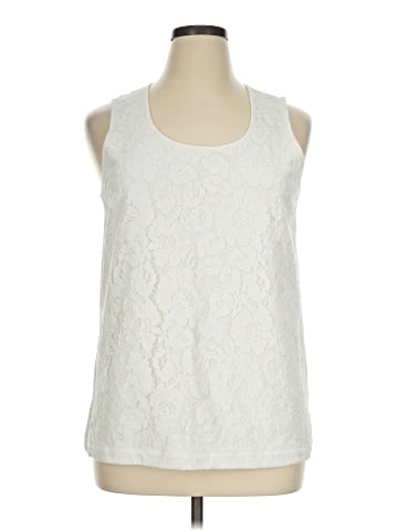 Joan Vass Sleeveless Blouse (view 1)