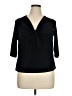Marciano Black 3/4 Sleeve Blouse Size 1X - photo 1