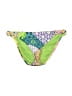 Lucky Brand Paisley Green Swimsuit Bottoms Size S - photo 1