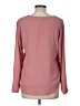 Olivaceous 100% Polyester Pink Long Sleeve Blouse Size L - photo 2