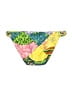 Lucky Brand Paisley Green Swimsuit Bottoms Size S - photo 2