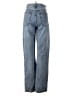 Fashion Nova 100% Cotton Chevron-herringbone Blue Jeans Size 7 - photo 2